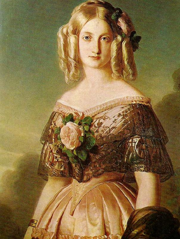 Franz Xaver Winterhalter the duchesse d' aumale Norge oil painting art